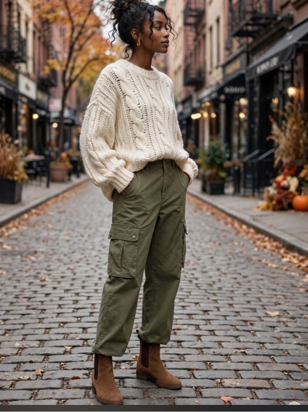 Olive Green Cargo Pants ZARA NWT